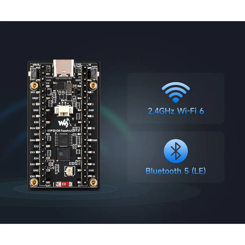 Waveshare ESP32-C6 1.9inch LCD - đánh giá và giá Lolin S3