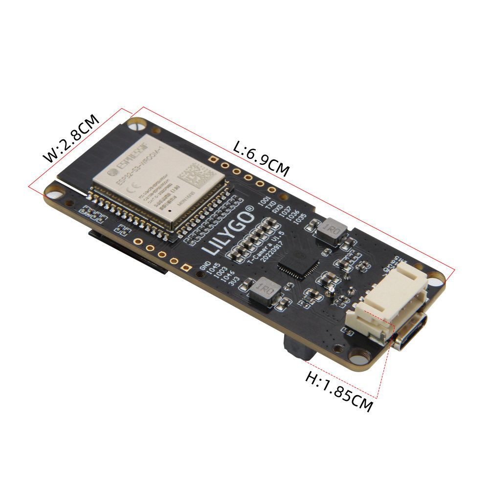 LILYGO® T-Camera S3 ESP32-S3 E - đánh giá và giá Lolin S3