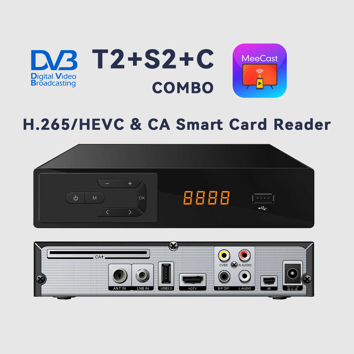 Meecast H.265 Satellite TV Rec - đánh giá và giá Devkitc