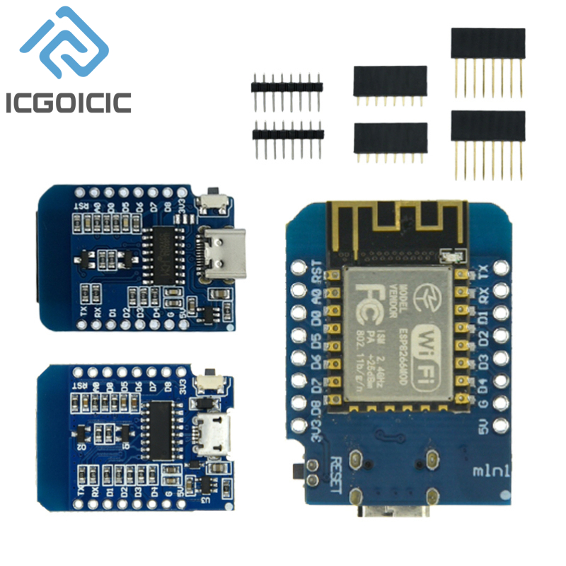 D1 Mini-Mini NodeMcu 4M Bytes  - đánh giá và giá Wemos D1 Mini